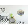 Boom - Winter - Levensboom - Modern - Goud Wandcirkel aluminium klein -kinderkamer