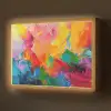 Abstract - Verflook - Modern - Kleurrijk Light Box met batterij (Wandlamp) middel -z3d_website