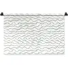 Golven - Patroon - Grijs Wandkleed katoen klein 269 -zz3d