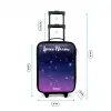 Sterren - Galaxy - Blauw - Roze Kinderkoffer - Zwart klein -productfoto_formaten