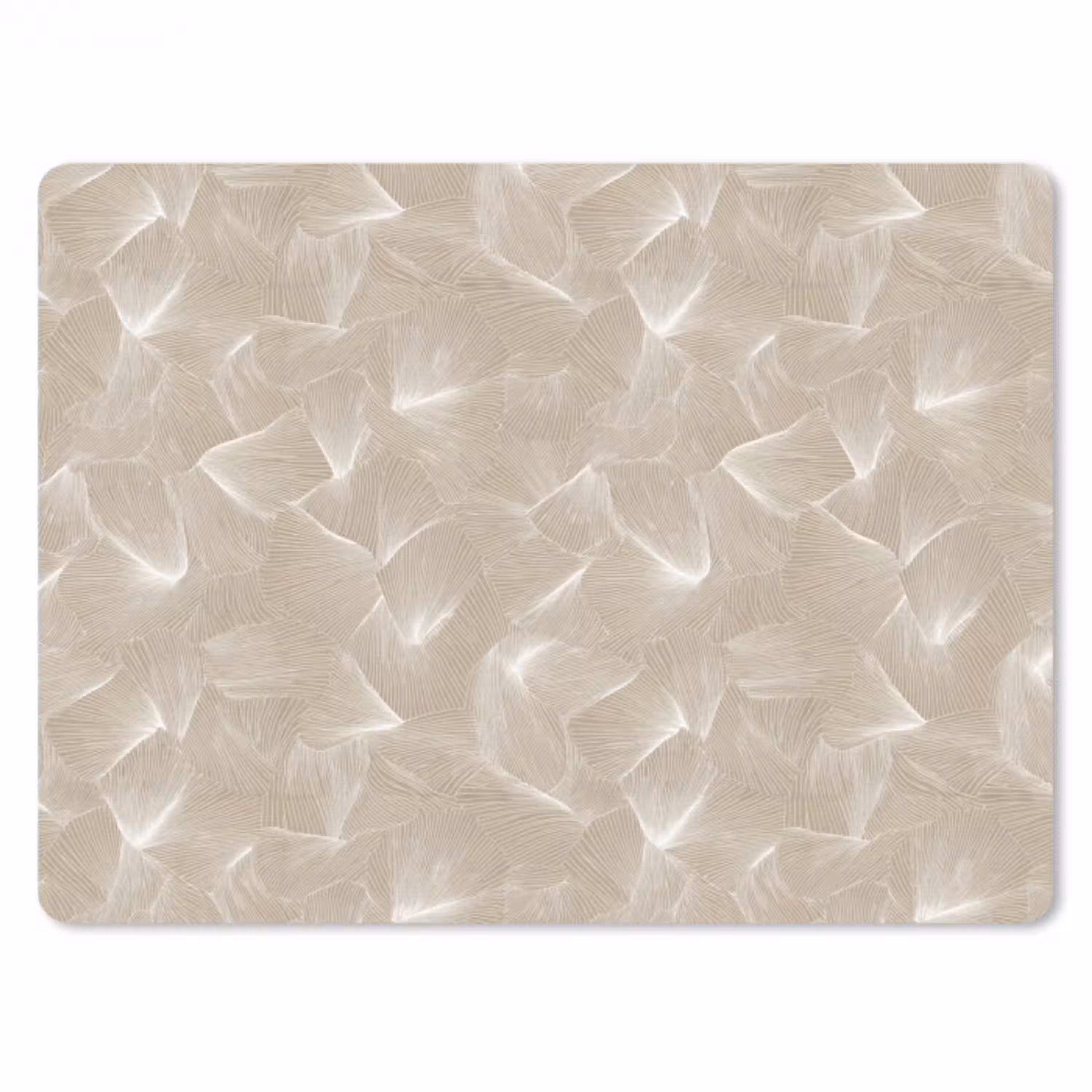 Organisch - Textuur - Beige muismat rubber klein 262 -3d