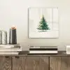 Kerstboom - Illustratie - Ster - Sneeuw plexiglas 5mm klein -sfeer1
