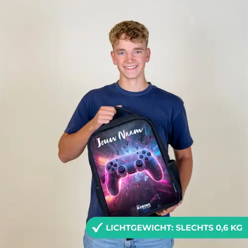 Controller - Neon - Game Rugzak - Zwart middel -sfeer7_NL