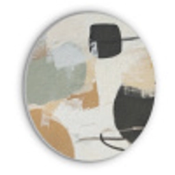 Paint - Abstract - Kleuren Akoestische PET Vilt - Rond klein -3d