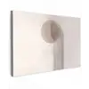 Minimalistisch - Cirkel - Lichtgrijs canvas 2cm klein -z3d
