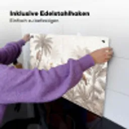 Jungle - Dieren - Palmbomen Inductie beschemer met haakjes klein -ky-ophangen-de
