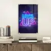 Gaming - Neon - Level Up - Quotes - Gamen plexiglas 5mm klein -sfeer1