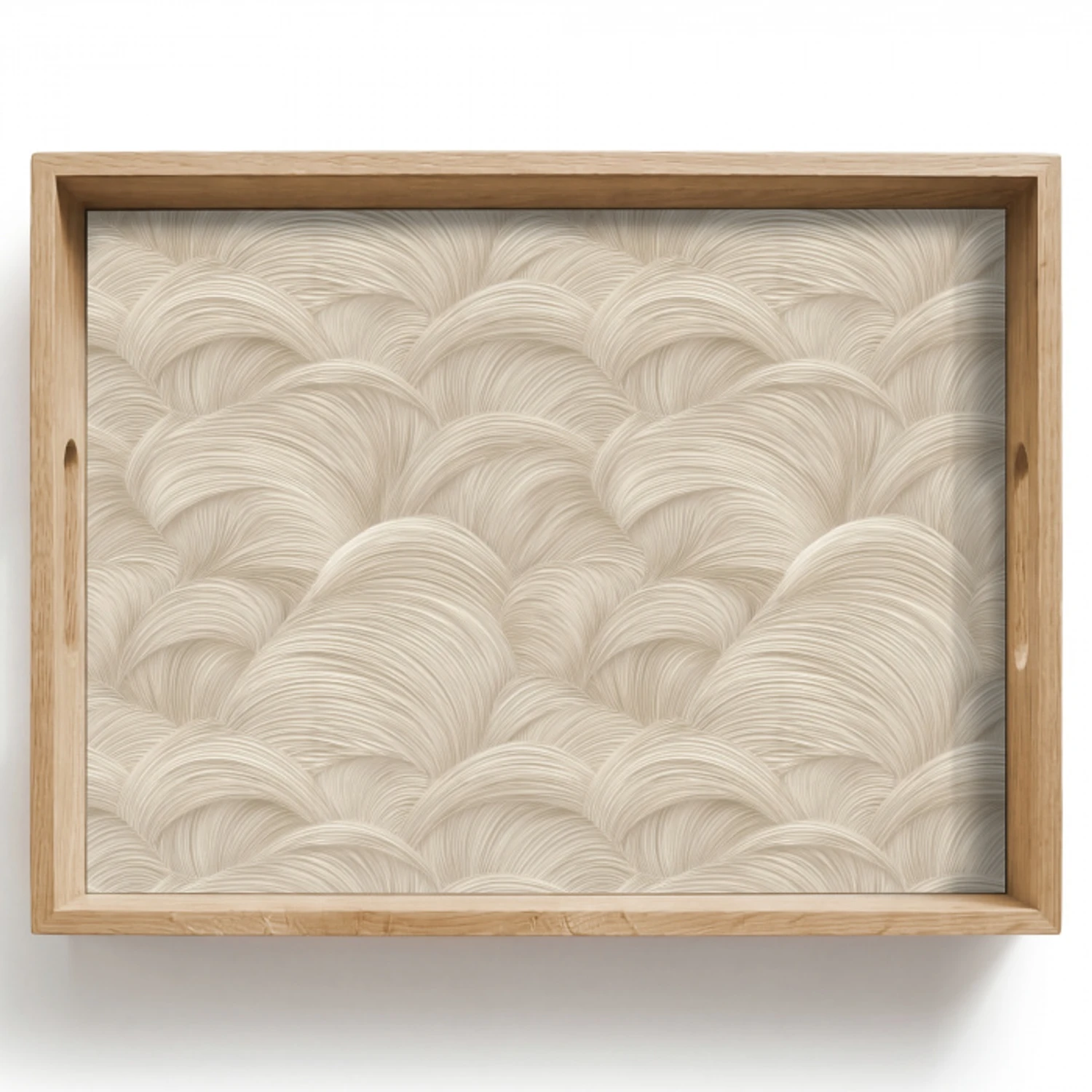 Bogen - Patroon - Beige Dienblad Rechthoek middel 911 -z3d_shopping