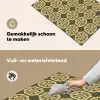 Ornament - Patroon - Groen Inductie beschemer met haakjes klein 777 -ky-schoon-nl