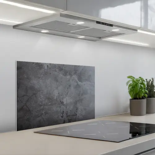 Schaduwspel op Beton keuken achterwand spatscherm klein -3d_schuin