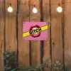 Lippen - Tekst - Kleurrijk tuinposter los doek klein -sfeer1
