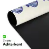Schelpen - Blauw - Patroon Muismat XXL klein -sfeer2