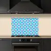 Cirkels - Neon - Bogen keuken achterwand spatscherm klein 900 -sfeer1