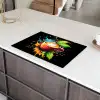 Koffie - Graffiti - Drinken - Abstract Inductie beschermer vinyl 3mm klein -sfeer8