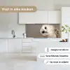 Uil - Bruin - Wit keuken achterwand 2 middel -sfeer4_NL