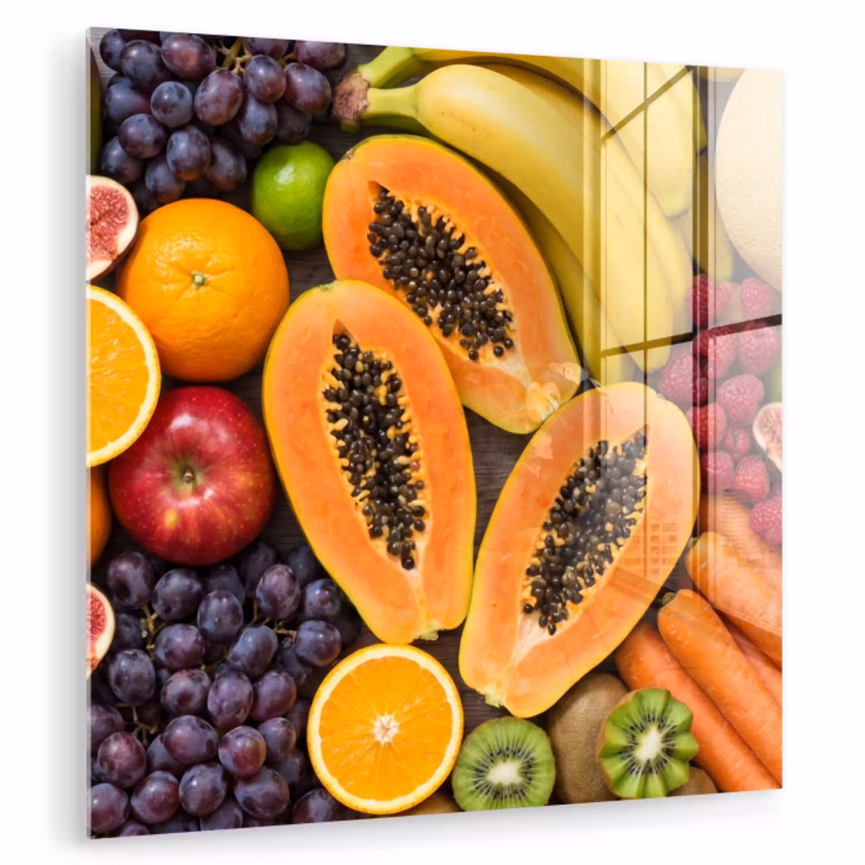 Eten - Fruit - Groenten - Vers - Kleurrijk plexiglas 5mm klein -zzzproduct_nieuw