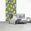 Patroon - Citroen - Illustratie fotobehang vinyl groot 64 -slaapkamer