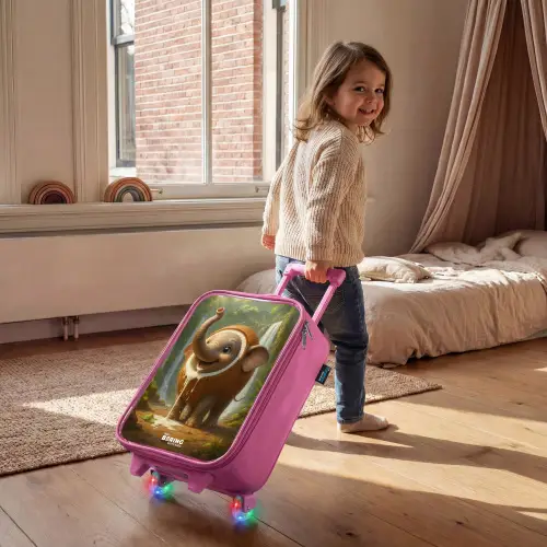 Coconote Elephante Kinderkoffer - Roze klein -sfeer1