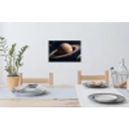Planeten - Saturnus - Ruimte Muursticker klein -eettafel