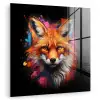 Graffiti - Vos - Zwart - Pop art plexiglas 5mm klein -zzzproduct_nieuw