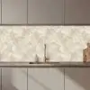 Beige - Reliëfstructuur - Natuursteen keuken achterwand 2 middel 871 zz_3dshopping