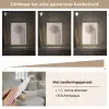 Minimalistisch - Cirkel - Lichtgrijs Light Box met kabel (Tafellamp) klein -USP_dimbaarNL