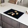 Bladeren - Tak - Goud - Luxe Inductie beschermer vinyl 3mm klein -sfeer8