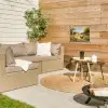 Kippen - Landelijke rust - Natuur tuinposter los doek klein -sfeer4