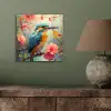 IJsvogel - Bloesem - Natuur - Vogels - Bloemen aluminium wit klein -sfeer2