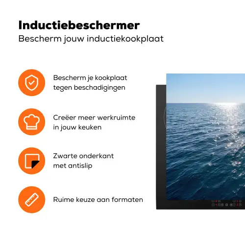 Oceaan - Zwemband - Horizon Inductie beschermer vinyl 3mm klein -zzzzzzz-td-ups