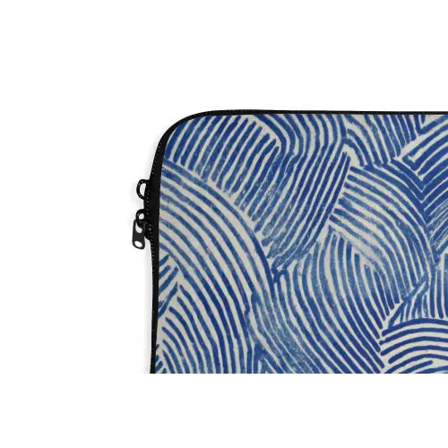 Modern - Abstract - Blauw laptophoes neopreen klein 279 -detail