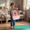 Fee met madeliefjes Kinderkoffer - Blauw klein -sfeer2_NL
