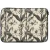 Klassiek - Botanisch - Zwart - Beige laptophoes neopreen klein 279 -zkaufland3dotto