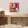 Vrouw - Abstract - Kleurrijk aluminium wit klein -sfeer3