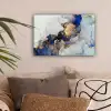 Marmer - Blauw - Goud canvas 2cm klein -sfeer1