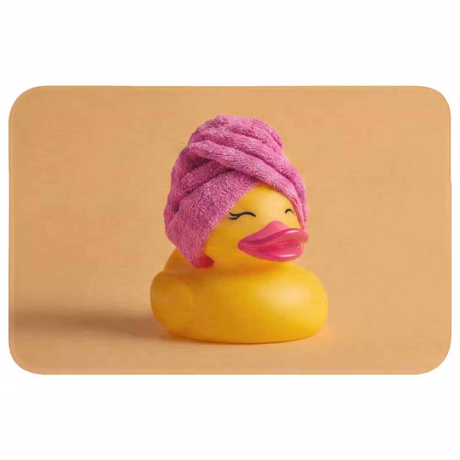 Badematte - Gummi-Ente - Handtuch - Farbenfroh