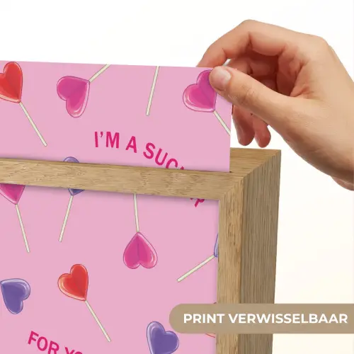 Lolly - Valentijn - Illustratie - Snoep Light Box met kabel (Wandlamp) klein -USP_websiteprintNL