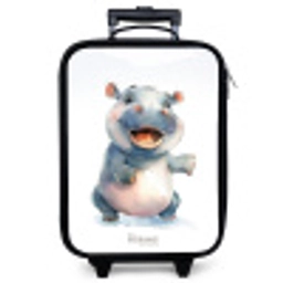 Baby nijlpaard Kinderkoffer - Zwart klein -zzz_website3d