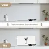 Cocktail - Glas - Olijf - Minimalistisch keuken achterwand spatscherm klein -voor_na_NL