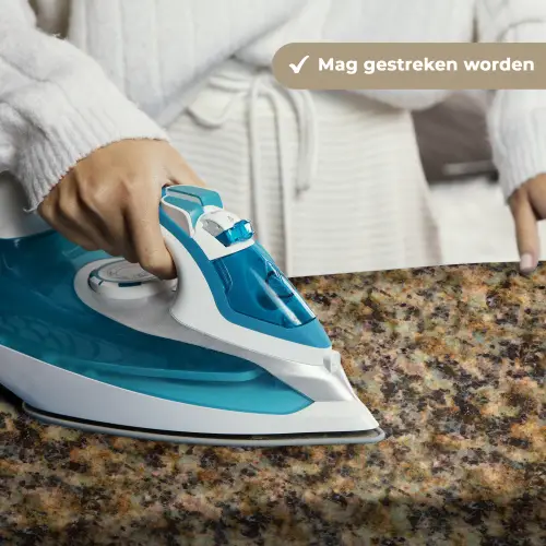 Graniet - Kleur - Bruin Wandkleed katoen klein 269 -sfeer9