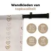 Patroon - Hartjes - Lichtroze Wandkleed katoen klein 269 -sfeer2