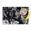 Springen - Paard - Zwart - Wit Placemat vinyl groot -zzzproduct_Kitchenyeah-website