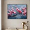 Bloesem - Bloem - Roze - Tak Textielframe - compleet frame klein -sfeer2