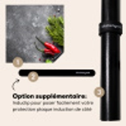 Contrast in Smaak en Textuur Inductie beschermer vinyl 3mm middel -zzzzzzz-induclip_FR