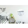 Luchtbellen - Water - Dynamisch Wandcirkel aluminium klein -kinderkamer