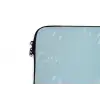 Bubbels - Badeend - Geel laptophoes neopreen klein -detail