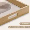 Minimalistisch - Cirkel - Lichtgrijs Dienblad Rechthoek middel -USP_HandgreepNL
