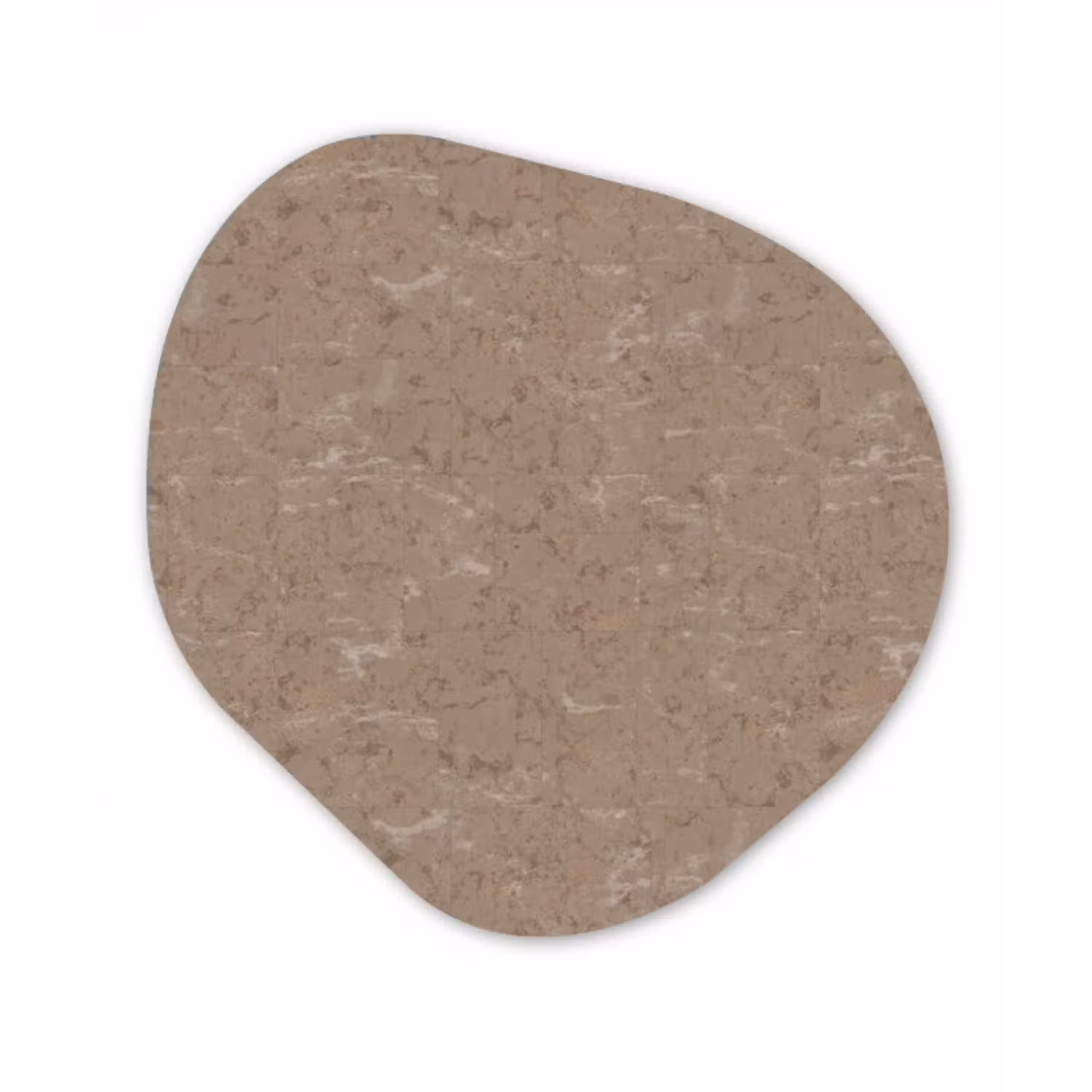 Patroon - Kalksteen - Beige Wandcirkel Organisch Forex 3mm klein 629 -3d