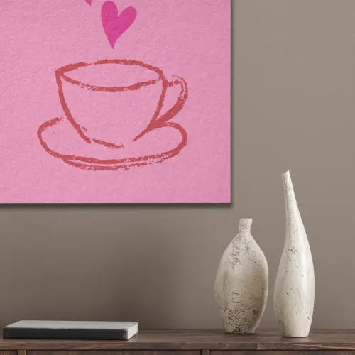 Thee - Roze - Valentijn - Tekst PET vilt klein -sfeer6_closeup