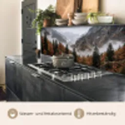 Bergen - Vallei - Mist - Herfst - Natuur keuken achterwand 2 middel -usp_DE